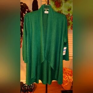 Kim Rogers Women's Cardigan New W Tags Soft Stylish Perf cond XL Stylish comfy